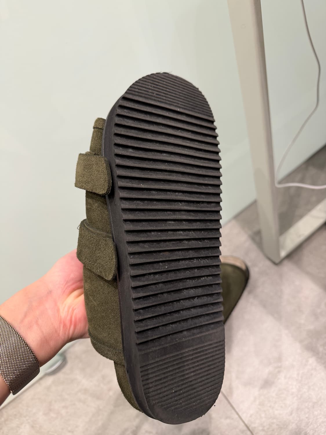 2) 폴리테루 점보 슬리퍼 올리브 2사이즈 상품이미지4