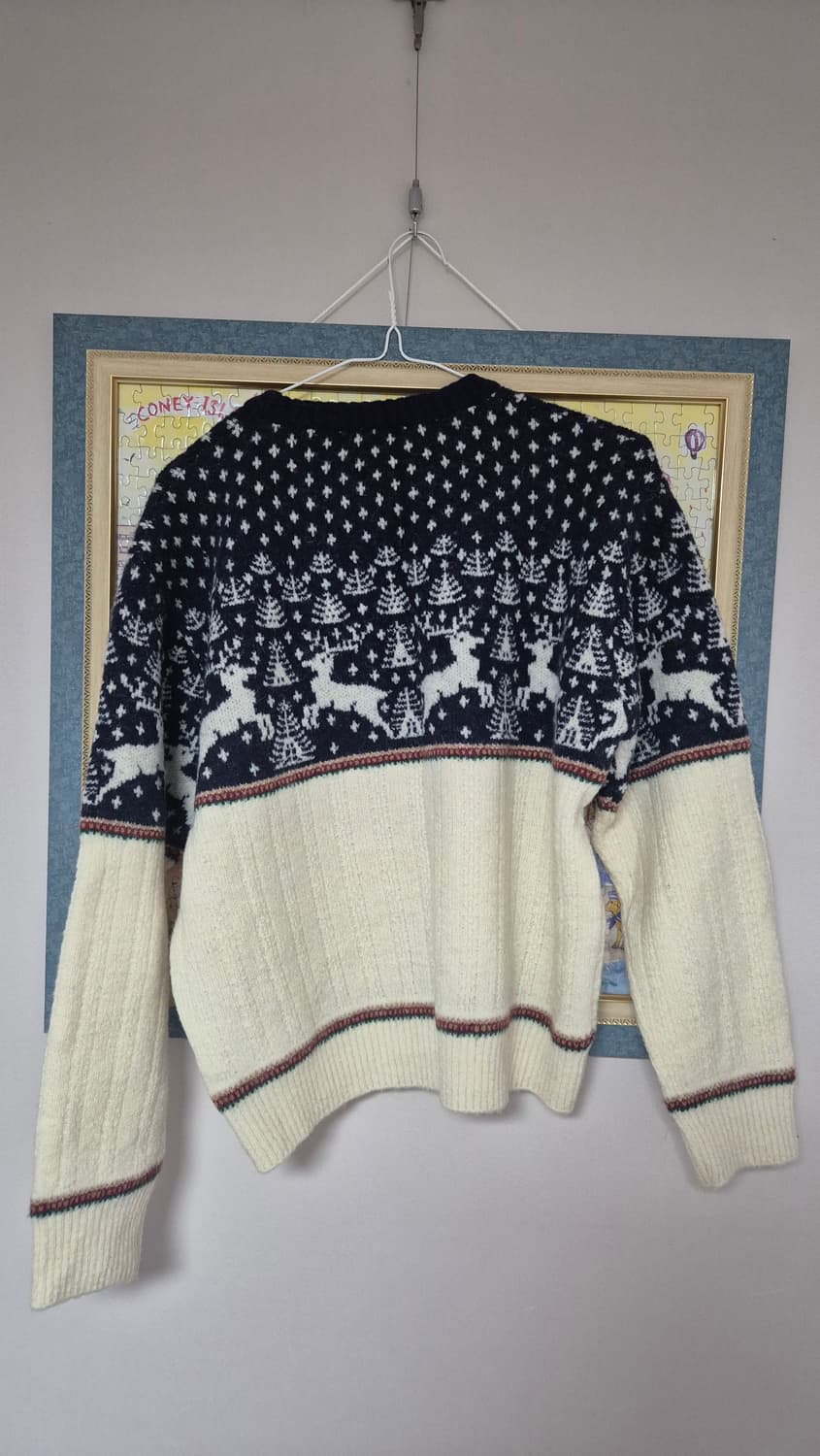 시엔느 크리스마스 노르딕 니트 스웨터 상품이미지2