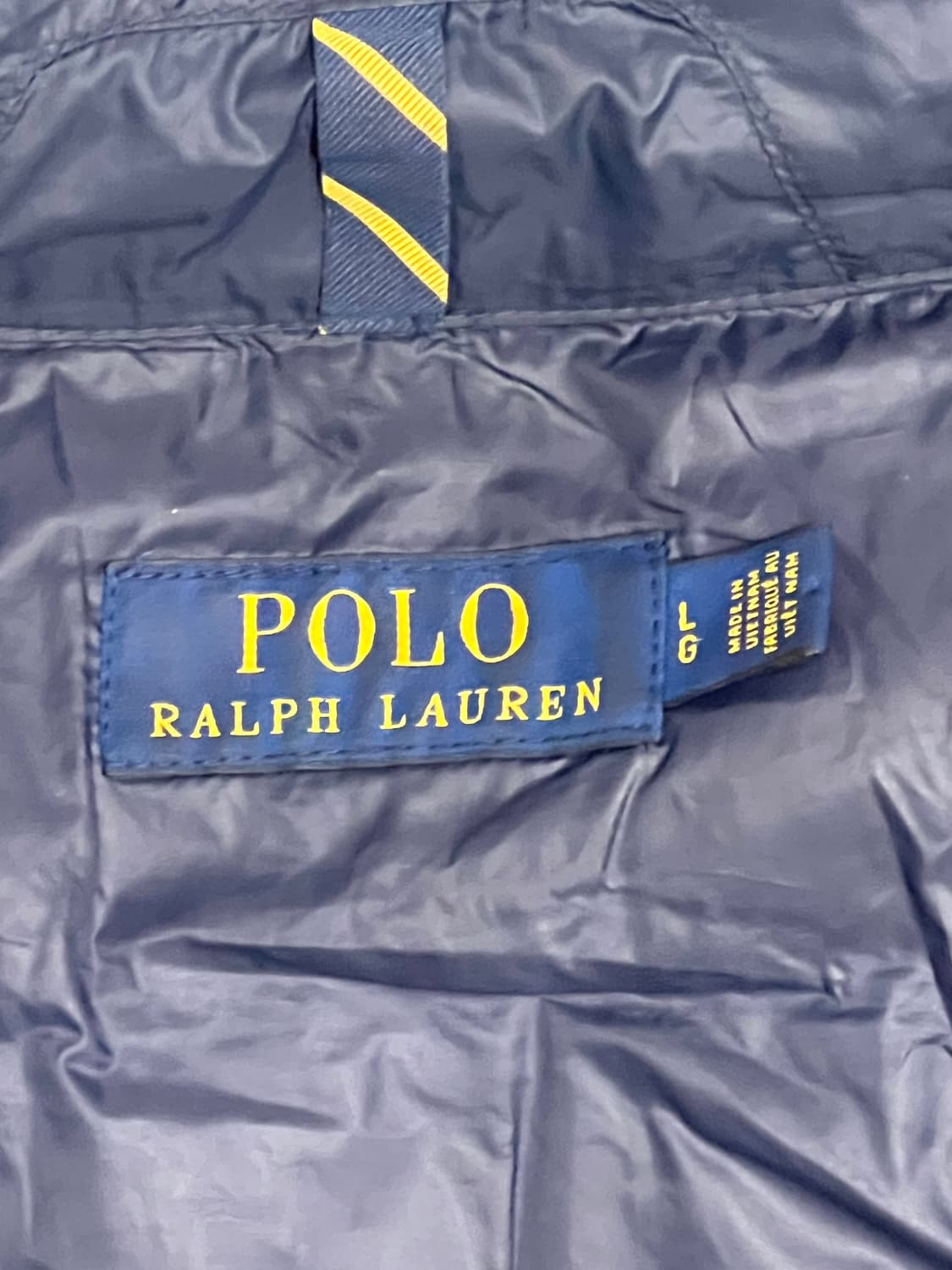 폴로랄프로렌 네이비 경량조끼패딩 L 상품이미지5