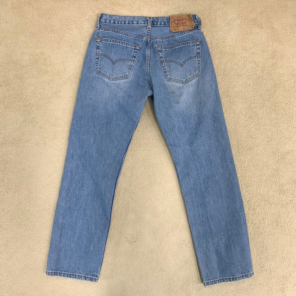 빈티지 리바이스 501 워싱 데님팬츠(29사이즈) 남자청바지 연중청 상품이미지4