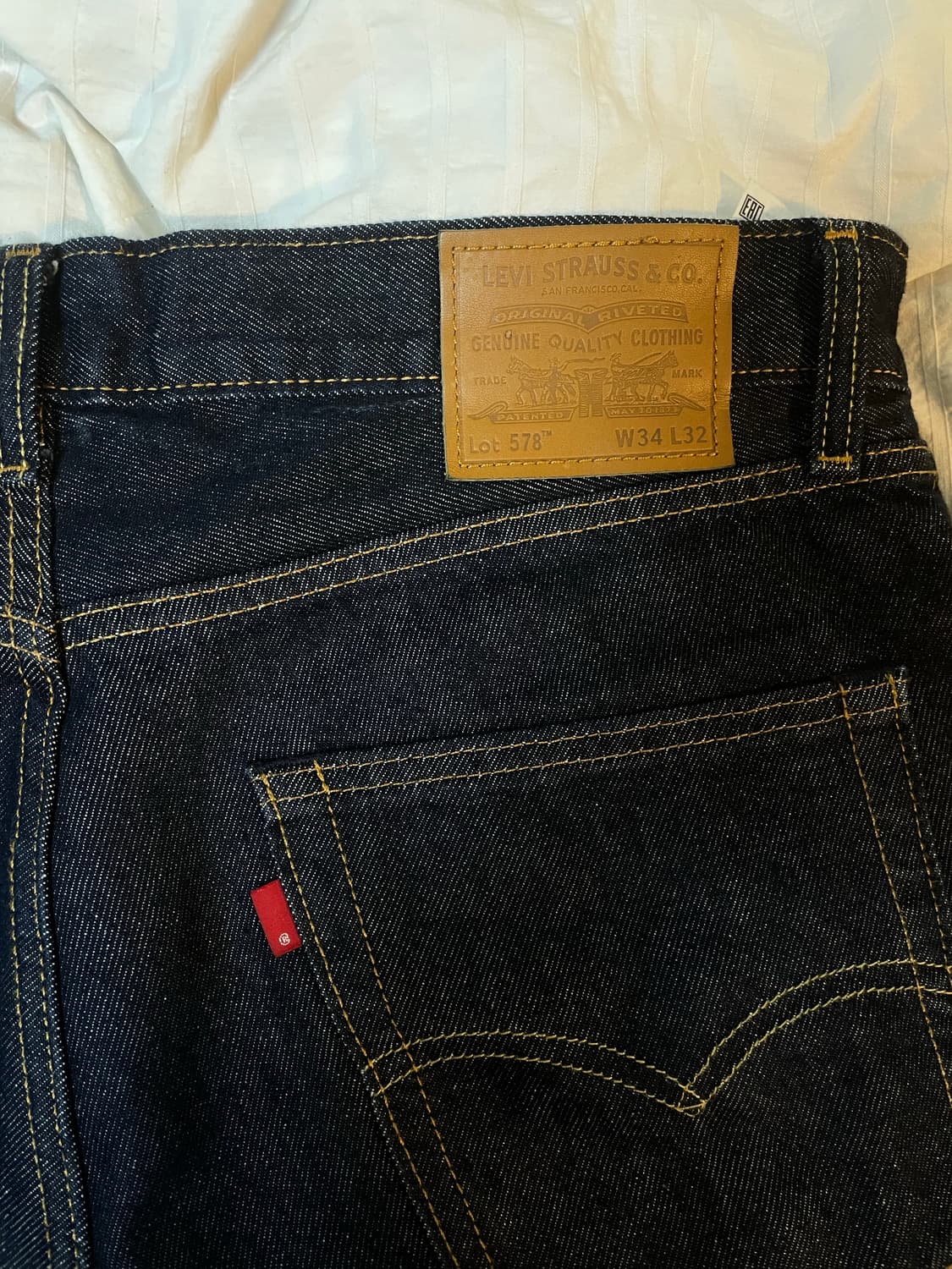 [34] 리바이스 남성 578™ 배기 진 다크 인디고 프리미엄 상품이미지1