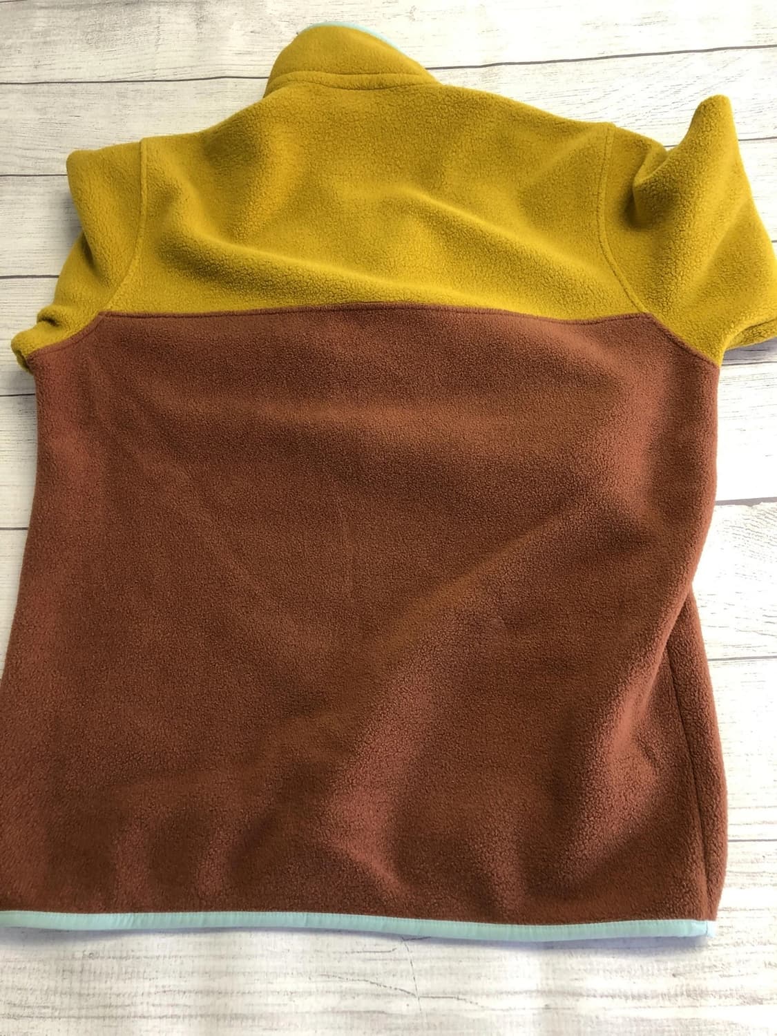 10s 파타고니아 신칠라 스냅-T 옐로우/브라운 상품이미지6