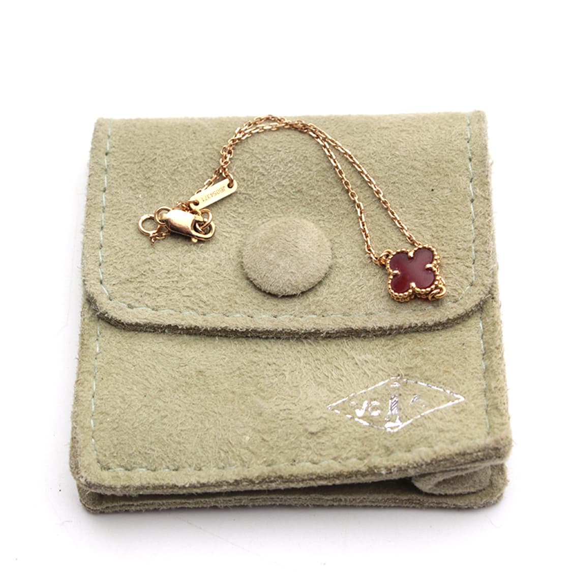 반클리프아펠 스위트 알함브라 18K 로즈골드 커넬리언 브레이슬릿 상품이미지4