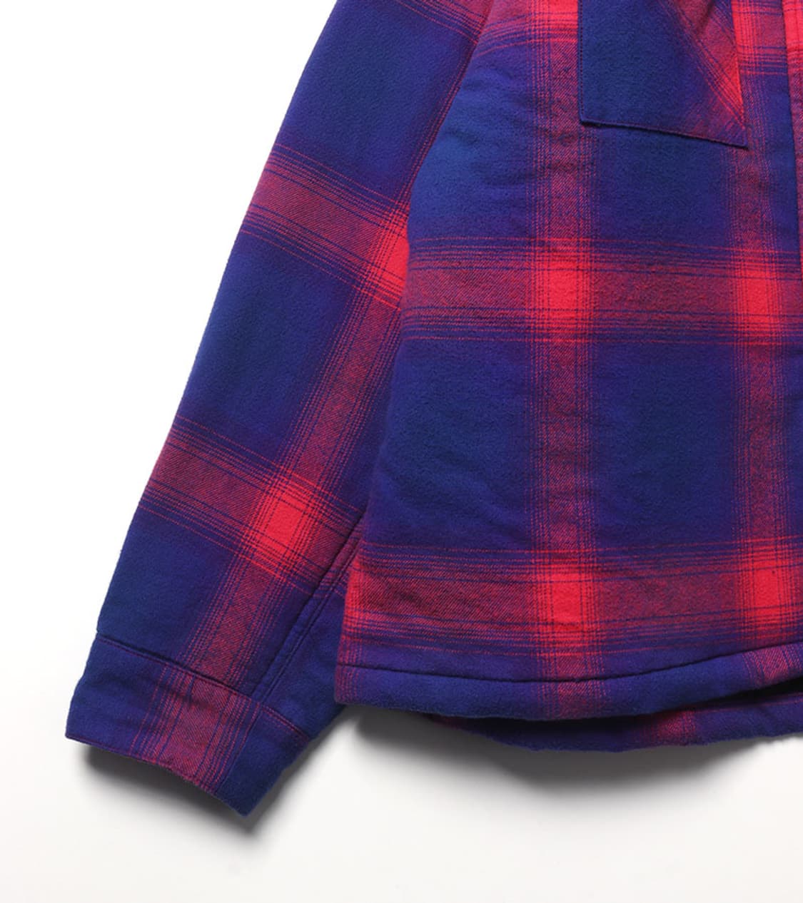 JIEDA - OMBRE CHECK PADDING SHIRT 상품이미지5