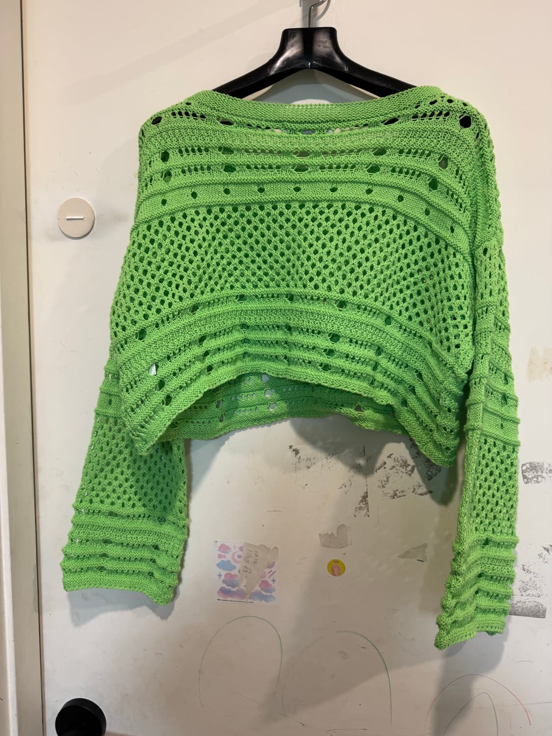 Egoist 에고이스트 매쉬 크롭 니트 상품이미지6