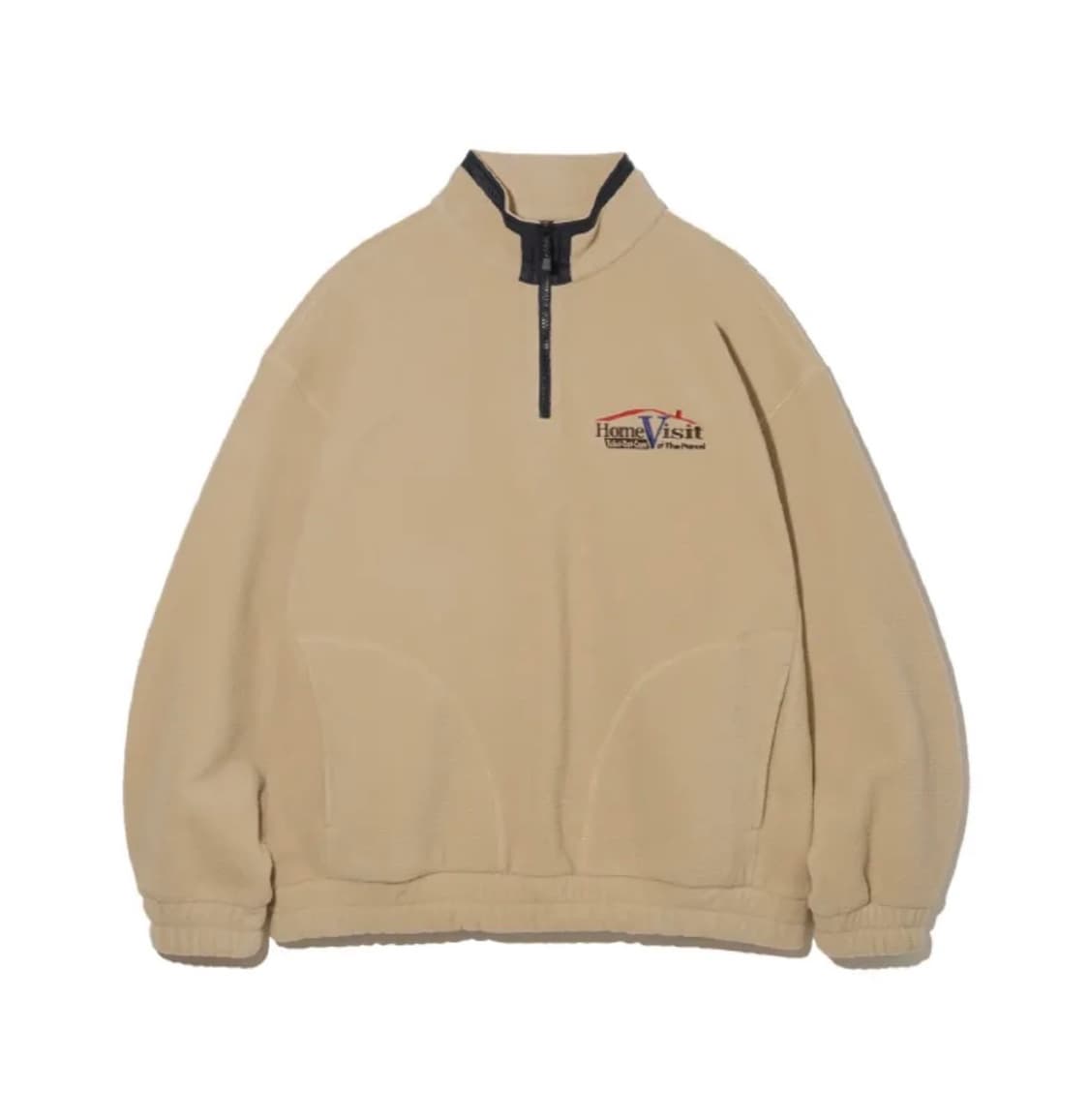 테켓 플리스 풀오버 베이지 상품이미지1