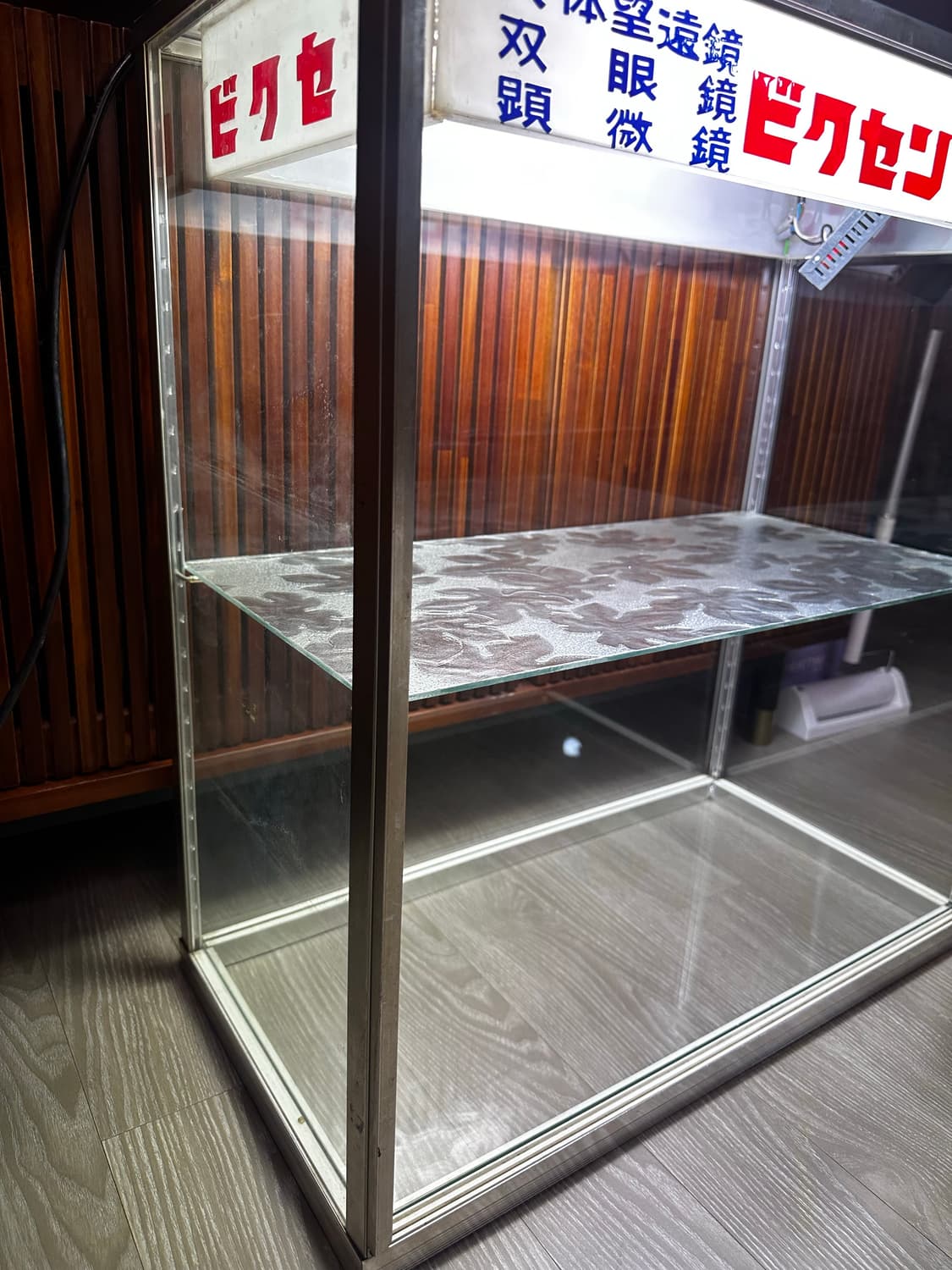 레트로 일본 간판 유리 진열장 쇼케이스  상품이미지3