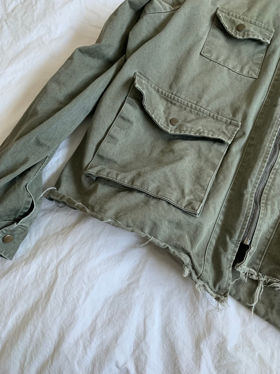 카키 포켓 자켓 상품이미지7