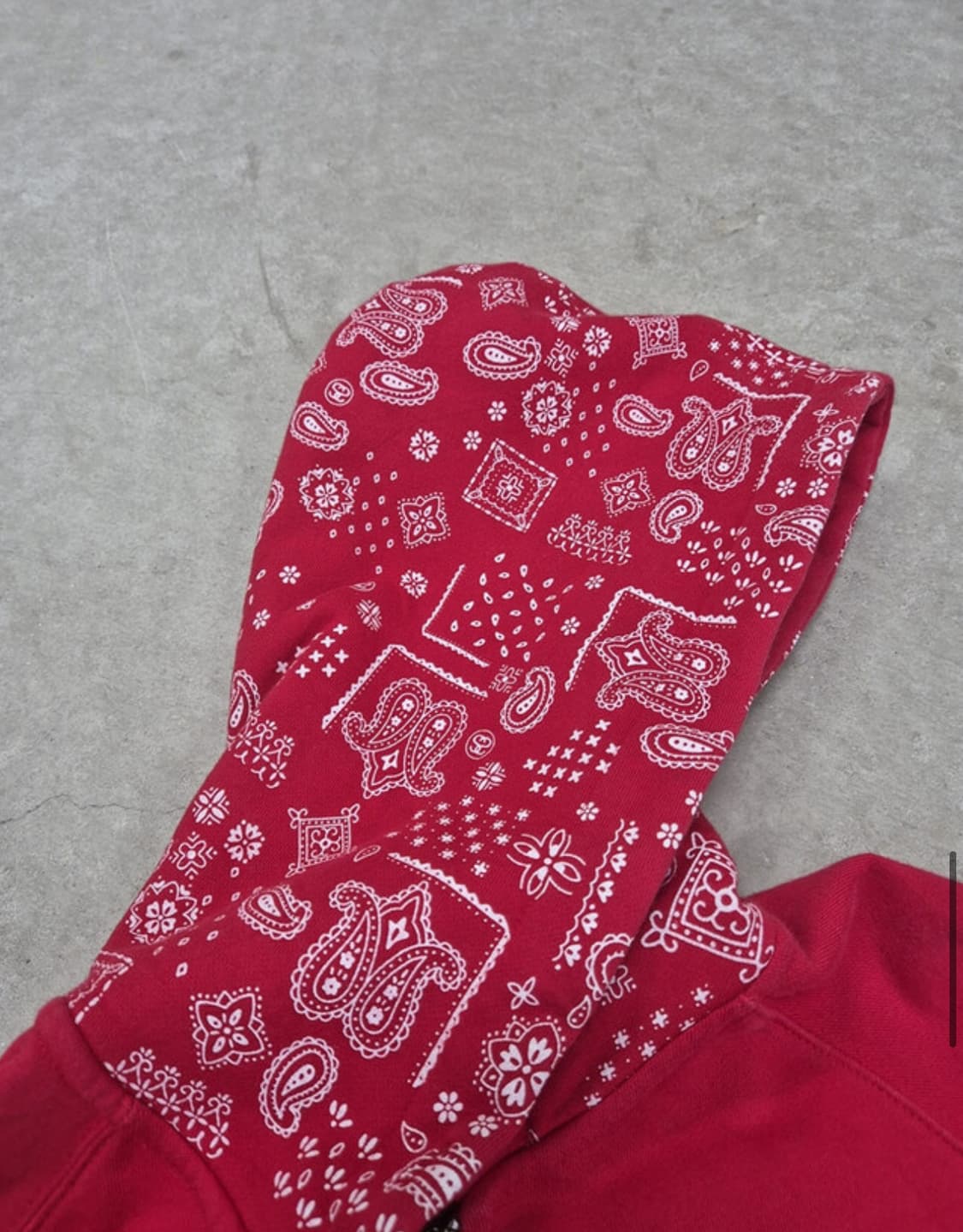 스투시 페이즐리 패턴 후드 상품이미지6