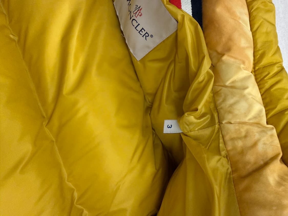 몽클레어 지니어스 라인 옐로우 패딩 3사이즈 상품이미지4