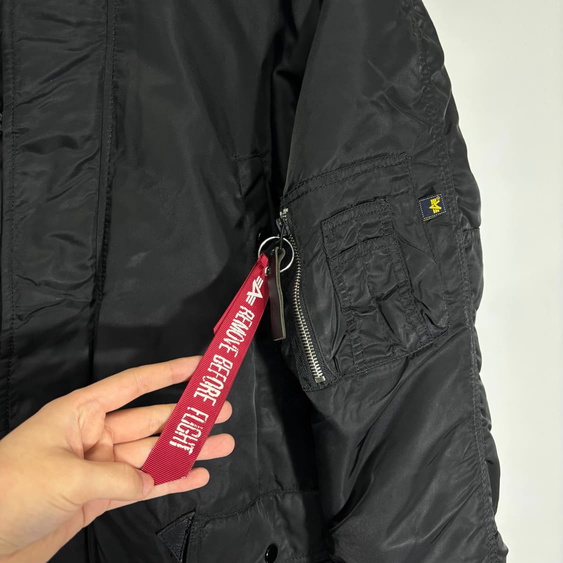 M 알파인더스트리 블랙 N3B 야상점퍼 상품이미지2