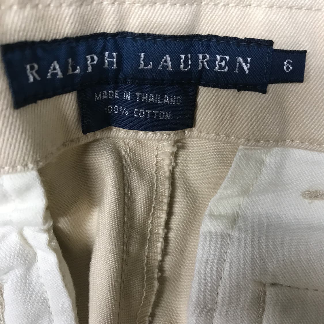 폴로 랄프로렌 베이지 치노 팬츠 6(W) 상품이미지5