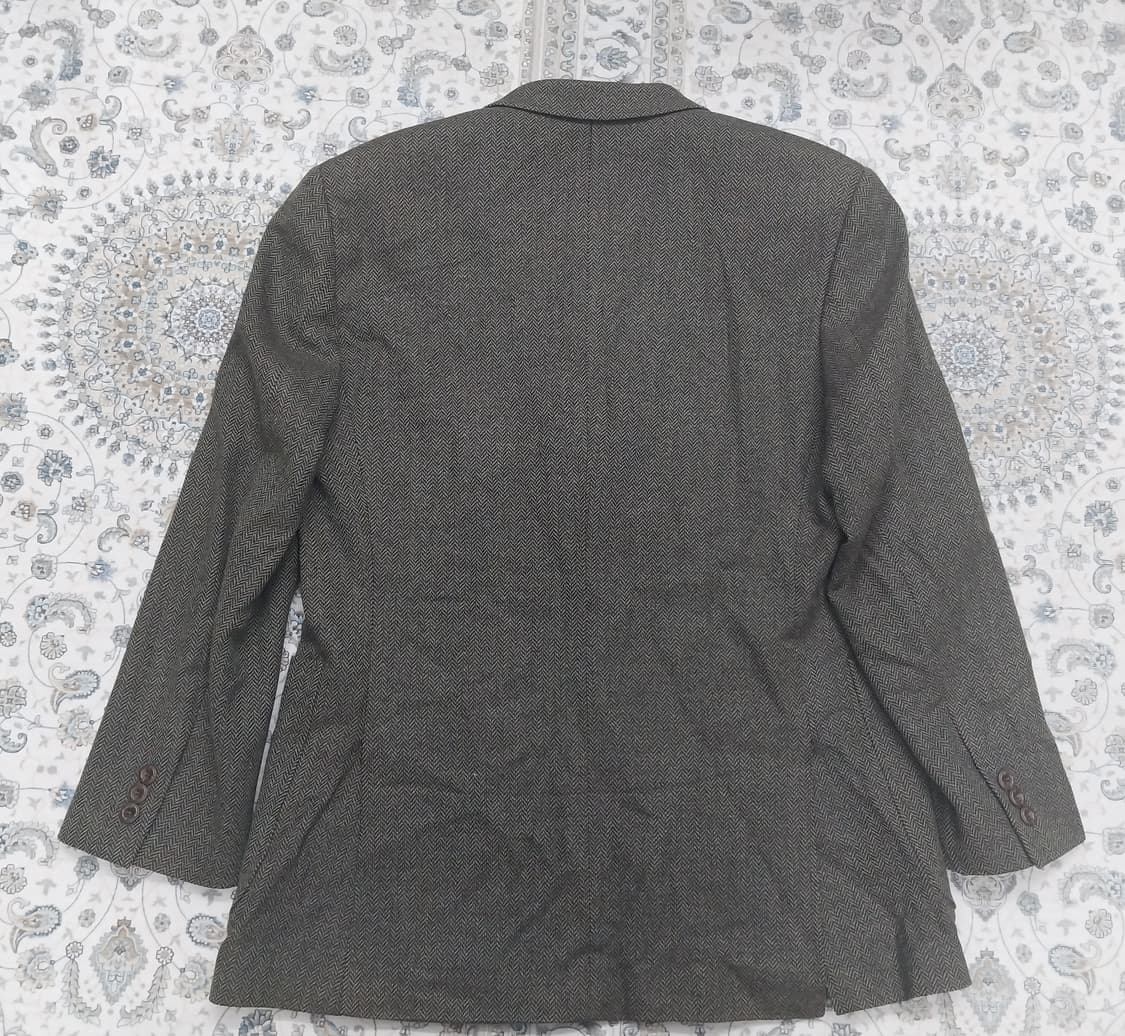 PAUL ZILERI 빨질레리 헤링본 울 브라운 블레이져 46 상품이미지5