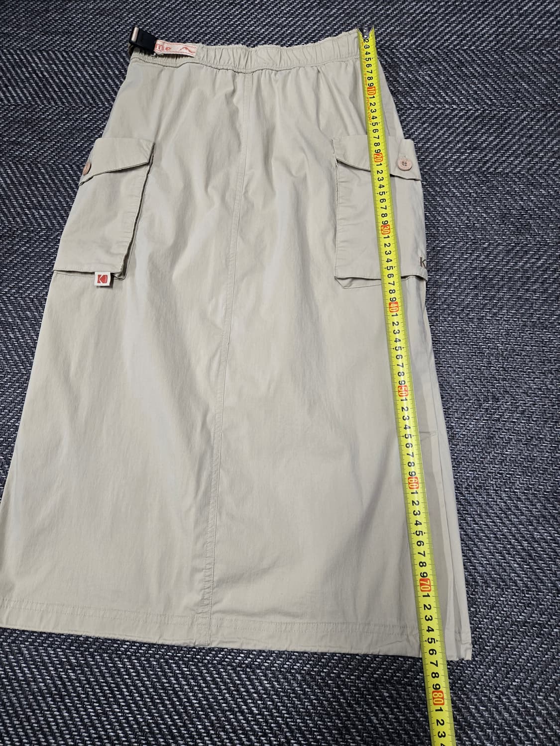 코닥 포토그래퍼 스커트 베이지 밴딩치마 상품이미지9