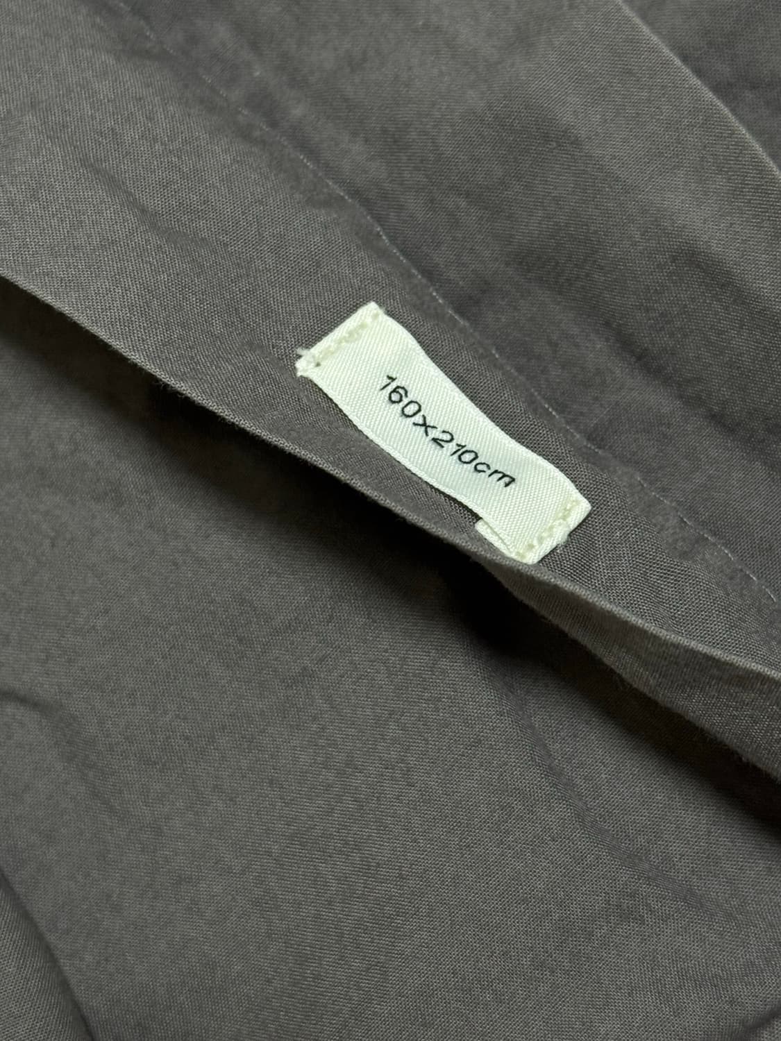 테클라 percale duvet cover(이불 커버) 다크타우페 상품이미지8