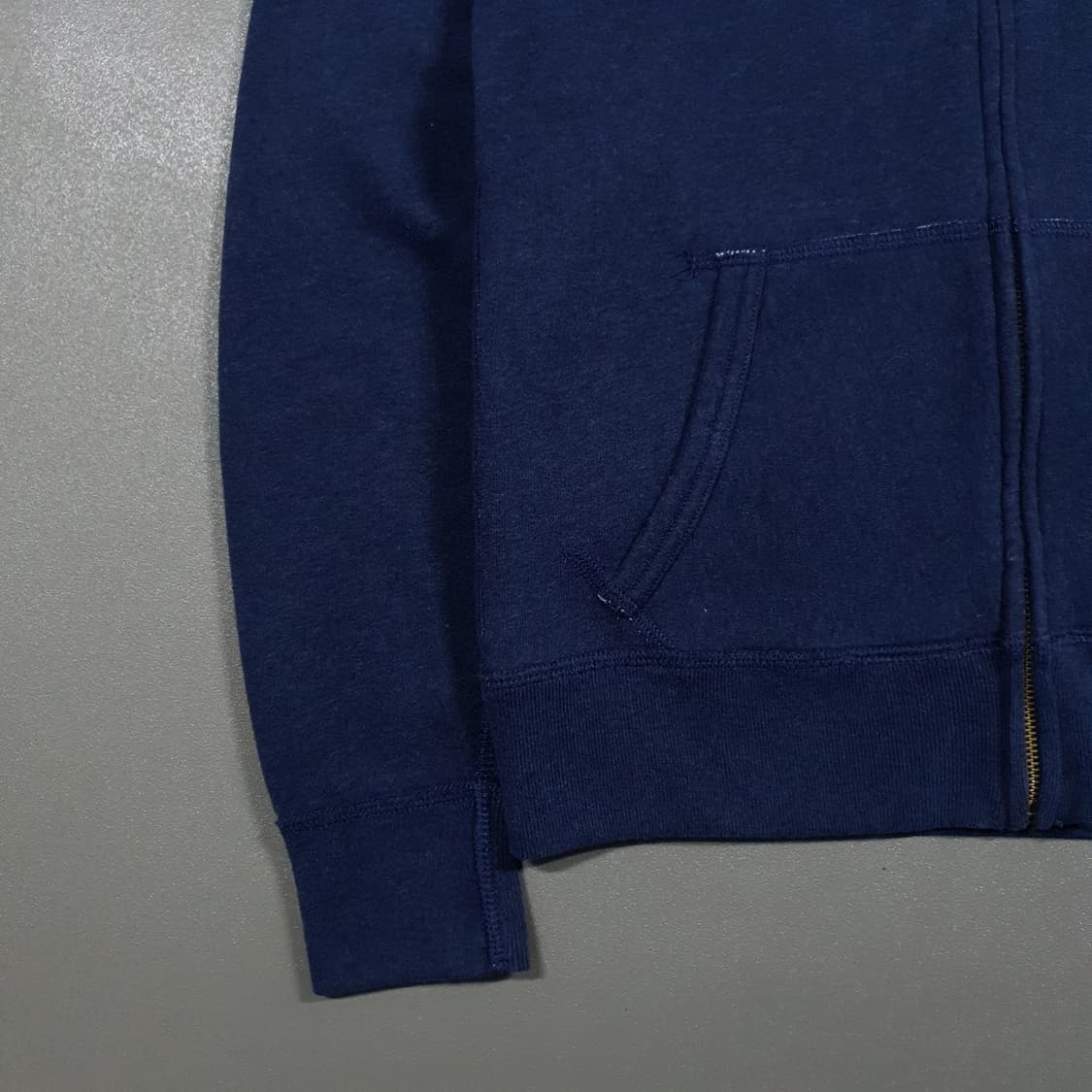 M) 폴로 랄프로렌 신형 빅로고 워시드 스웻 코튼 후드집업 자켓 네이비 상품이미지3