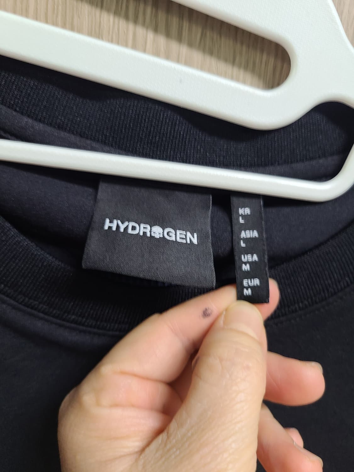 하이드로겐 정품 블랙 반팔 티셔츠 상품이미지2