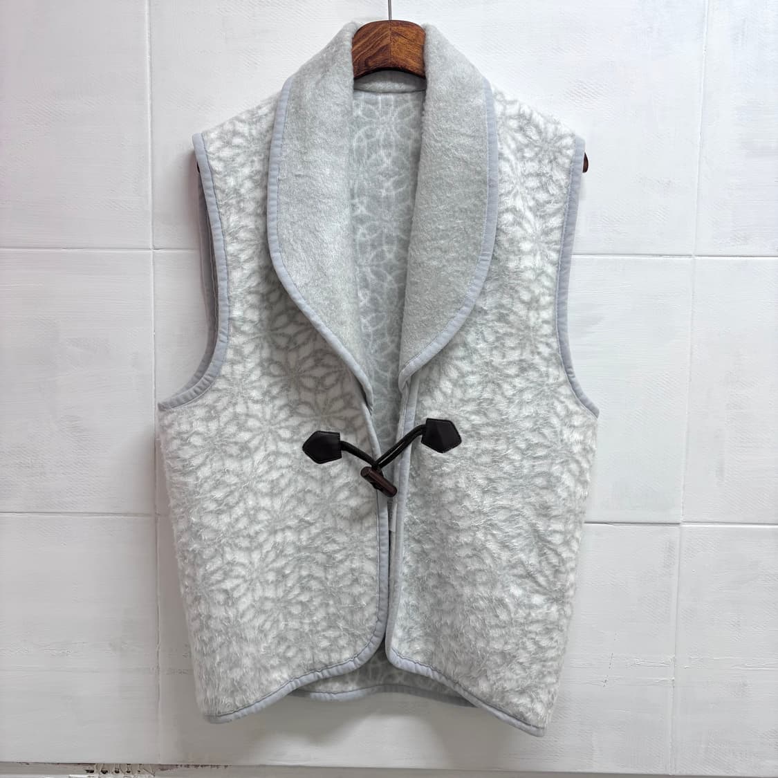 플리스 떡볶이 버튼 조끼 베스트 (JPN) 상품이미지1