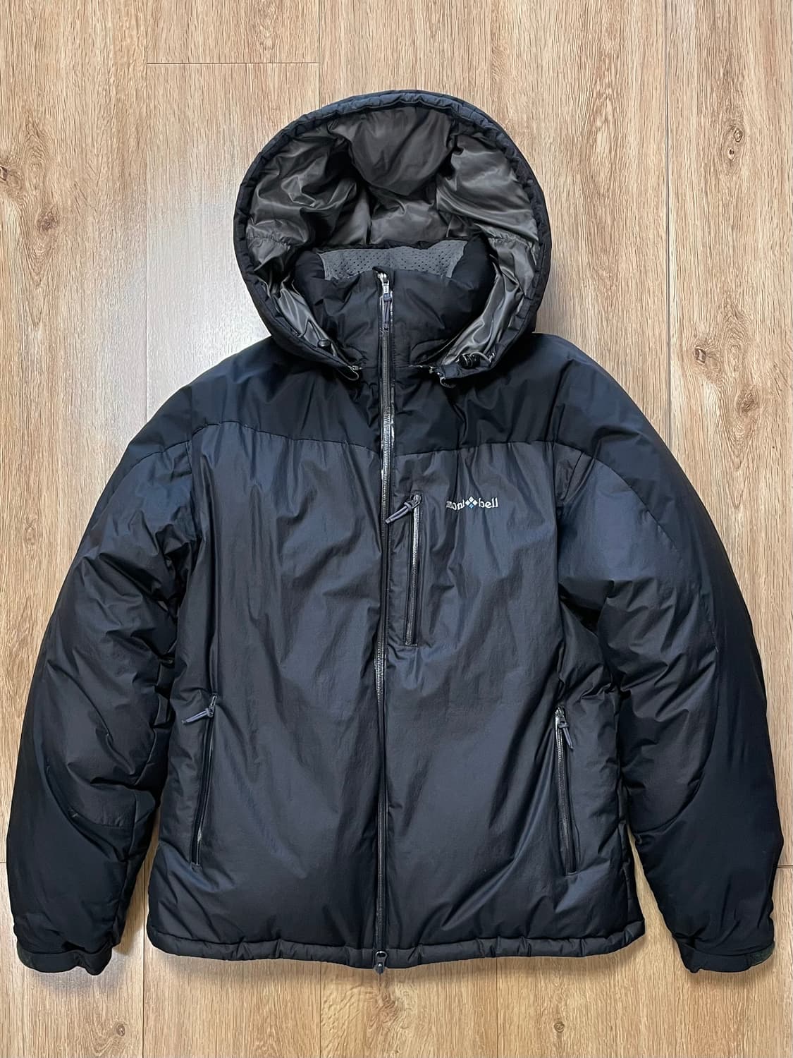 택포) 몽벨 재팬 구형 퍼마프로스트 투톤 초경량 구스 다운 패딩 자켓 상품이미지1