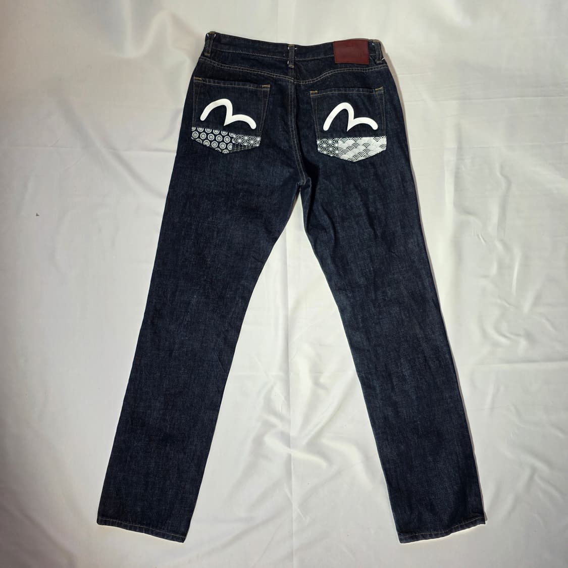 [34]에비수 핸드크레프트 생지 데님 팬츠 상품이미지7