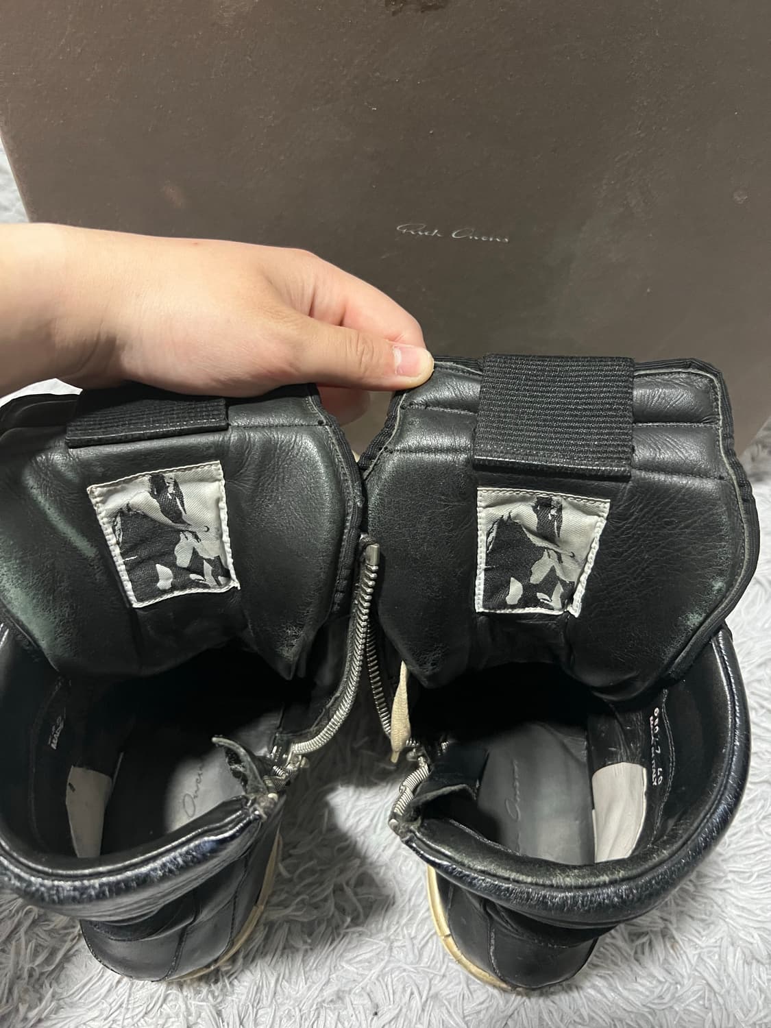 릭오웬스 지오바스켓 올검 40사이즈 상품이미지3