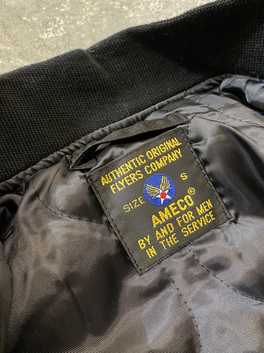 [S] AMECO  아메코 밀리터리 MA-1 플라이트 자켓 상품이미지7