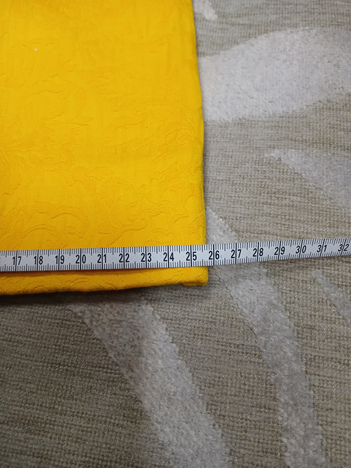 프로앤자 슐러 옐로우 자카드 와이드 레그팬츠  상품이미지5