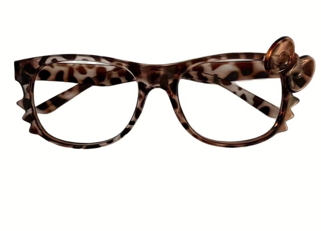 호피 갸루 페이크 안경테 상품이미지1