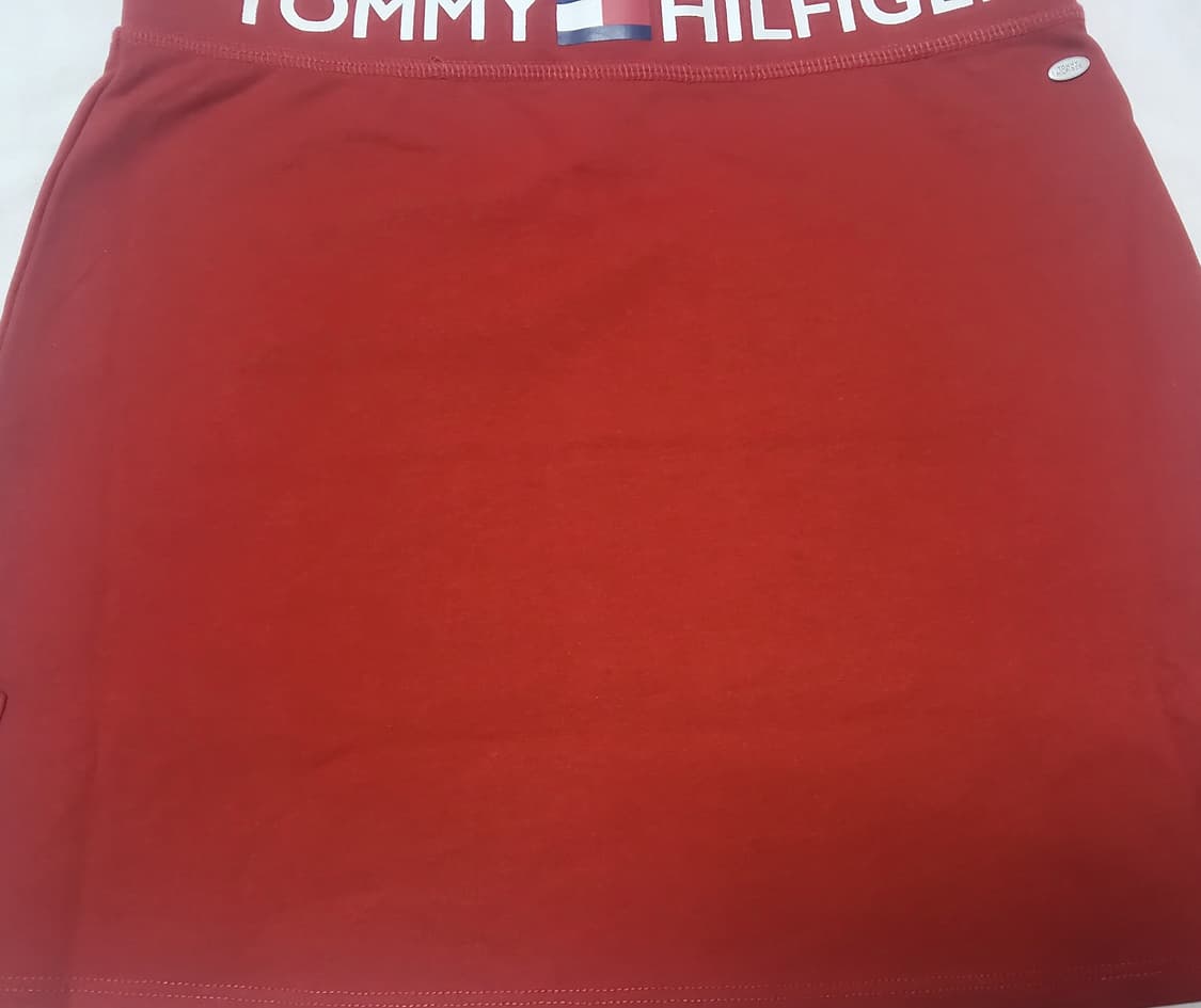 타미 힐피거(TOMMY HILFIGER) 여성용 코튼 혼방 미니스커트 상품이미지3