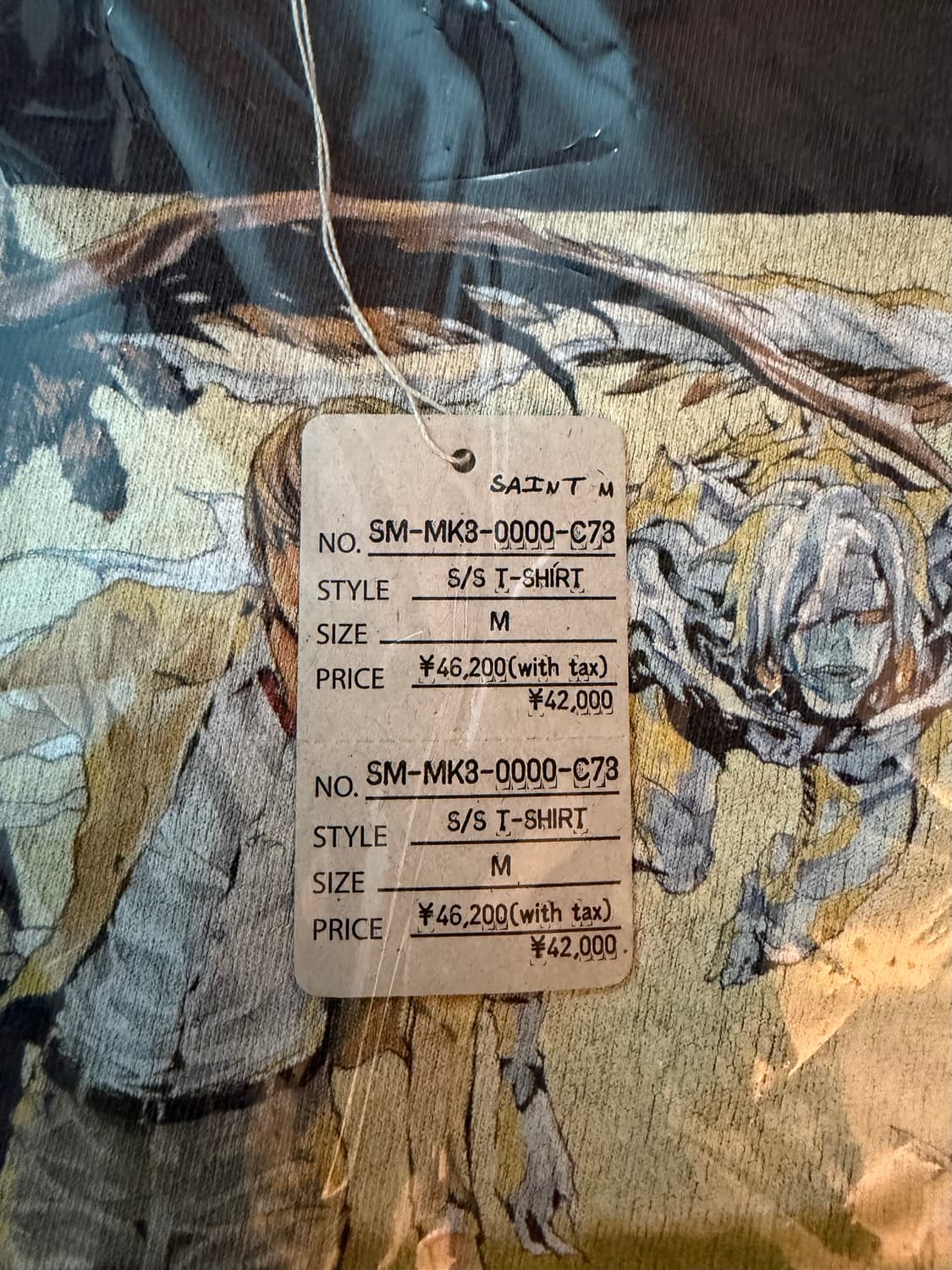 [m]세인트미카엘 데스노트 오마주 반팔티셔츠 새상품 상품이미지3