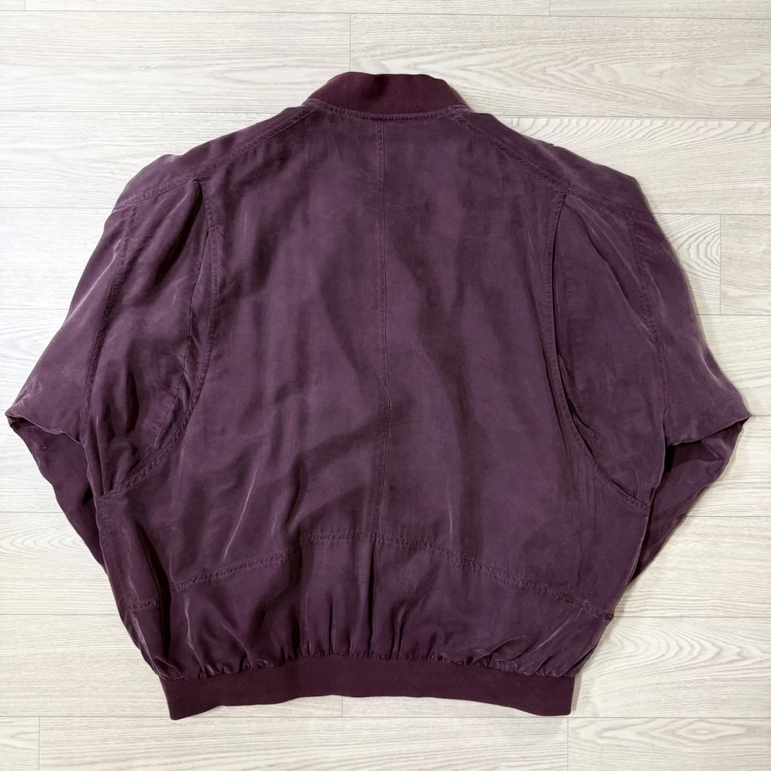 [일본 빈티지] 퍼플 실크 자켓 (M / 상태 S급) 상품이미지2