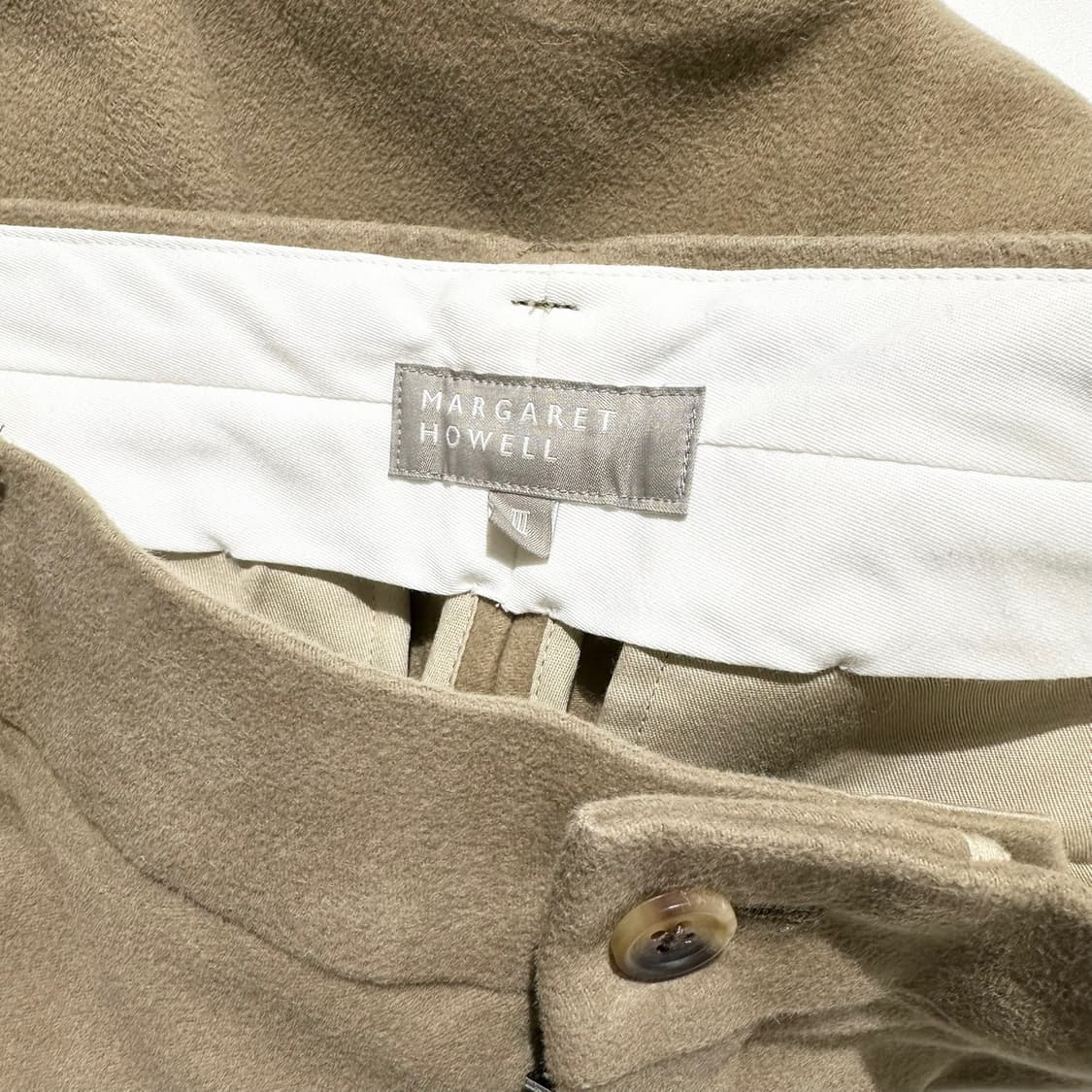 23fw 마가렛 호웰 Brushed 플란넬 코튼 팬츠 상품이미지4