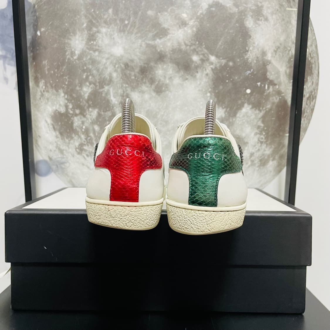 정품 35) 구찌 에이스 크리스탈 핀 스니커즈 상품이미지4