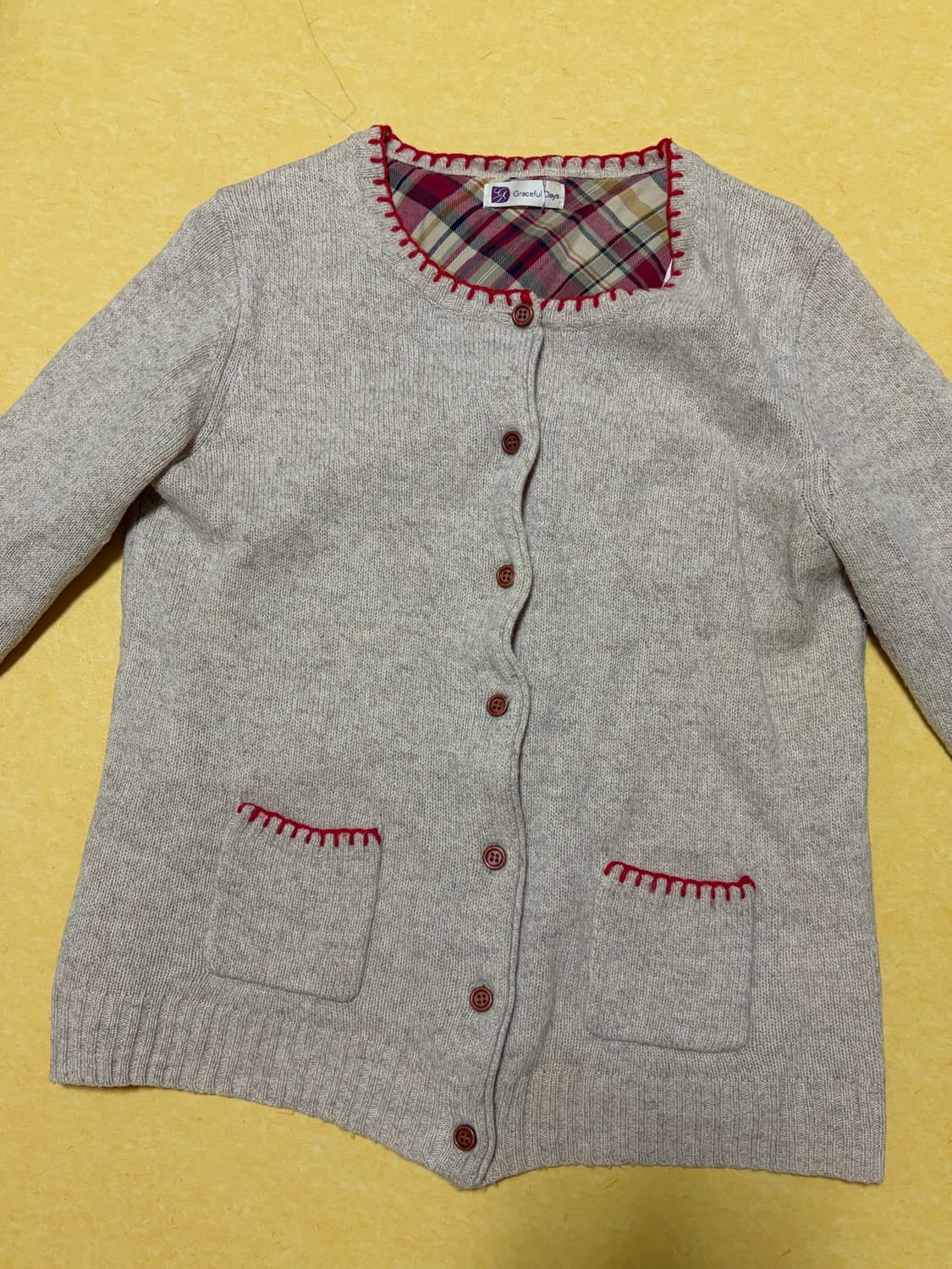 하구미 모리걸 빈티지 가디건 상품이미지1