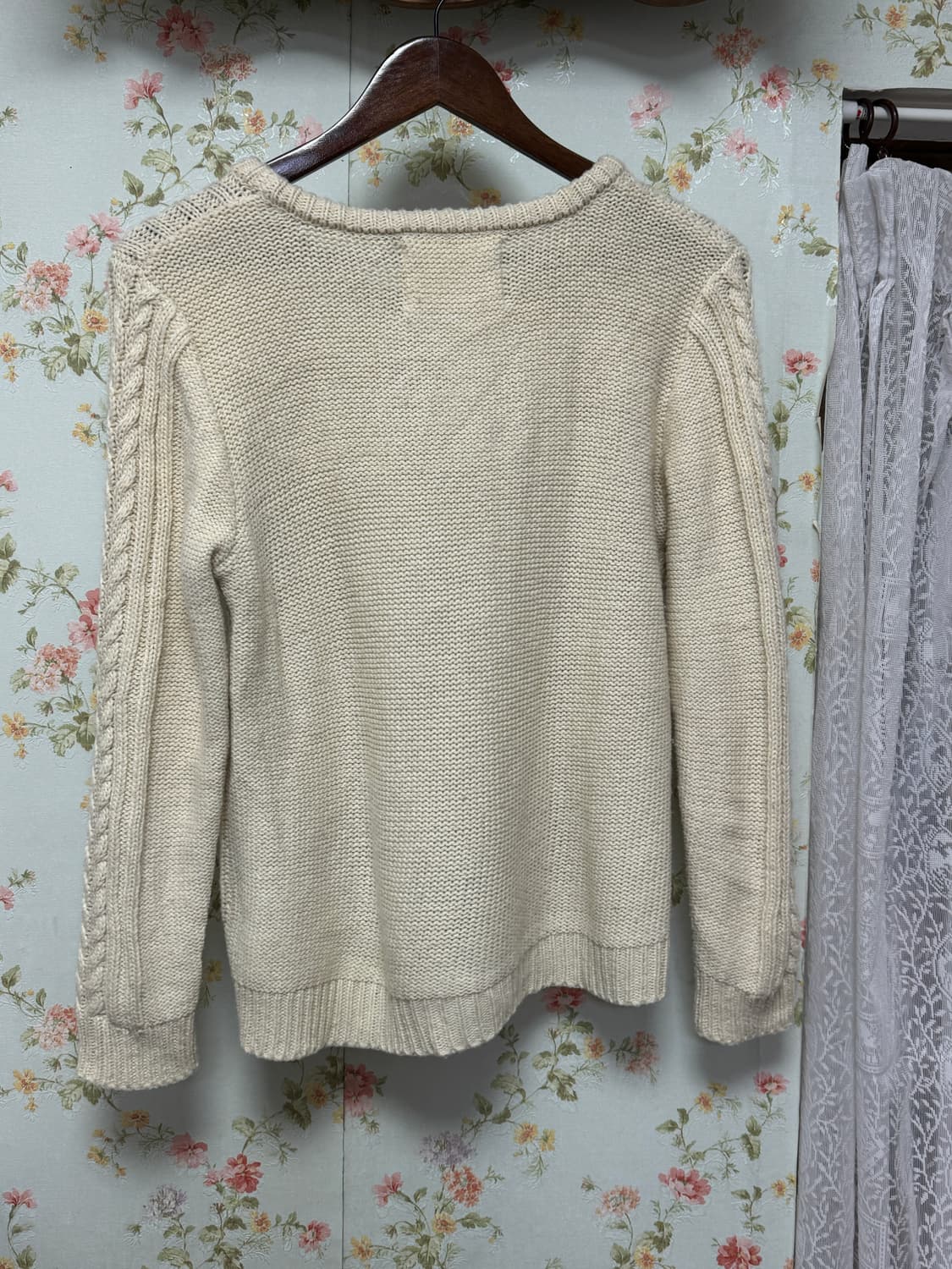 베이지 짜임 니트 상품이미지2