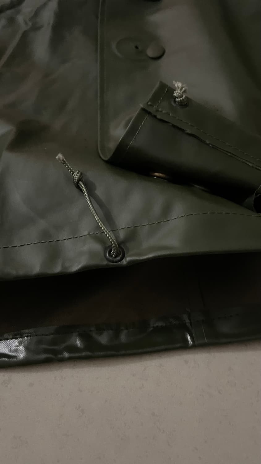 1960S SWEDISH ARMY PVC RUBBER JACKET(칸예착 상품이미지7