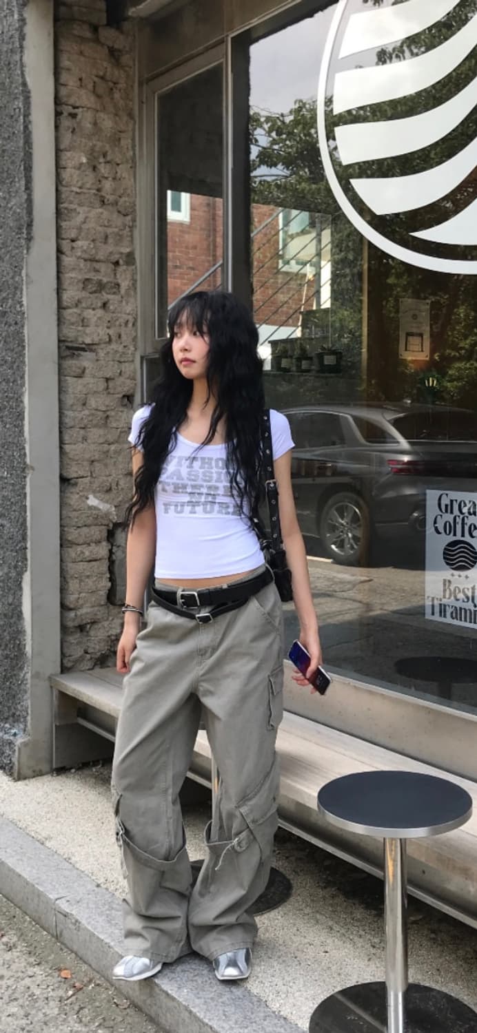 카키 카고 팬츠  상품이미지2