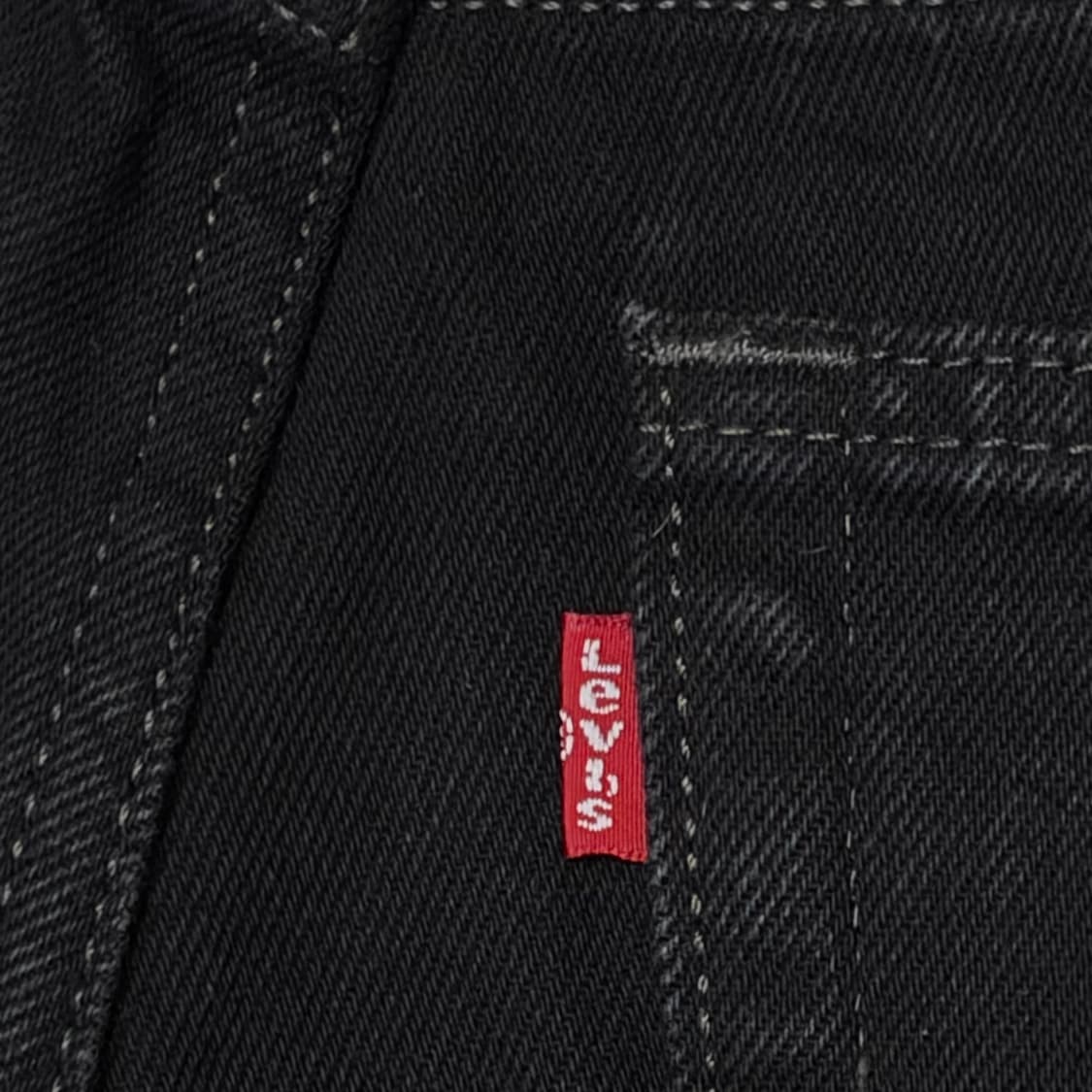 미국 빈티지 리바이스 516 블랙진 흑청 청바지 상품이미지8