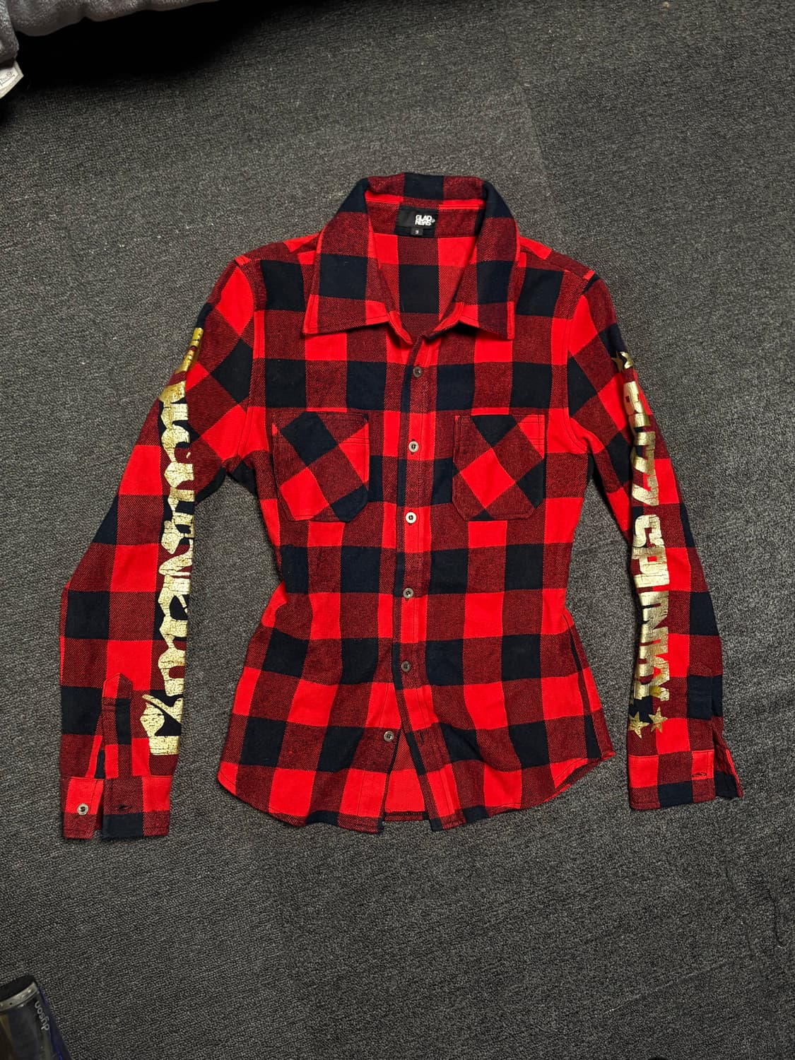 Y2K &Rock Punk Plannel shirt 상품이미지3
