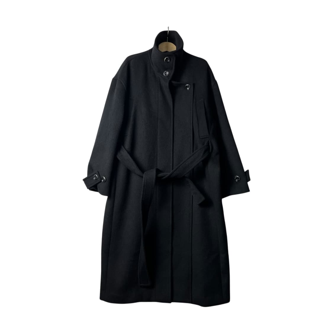 [Matin Kim] 마뗑킴 하이넥 플레어 울 코트 상품이미지1