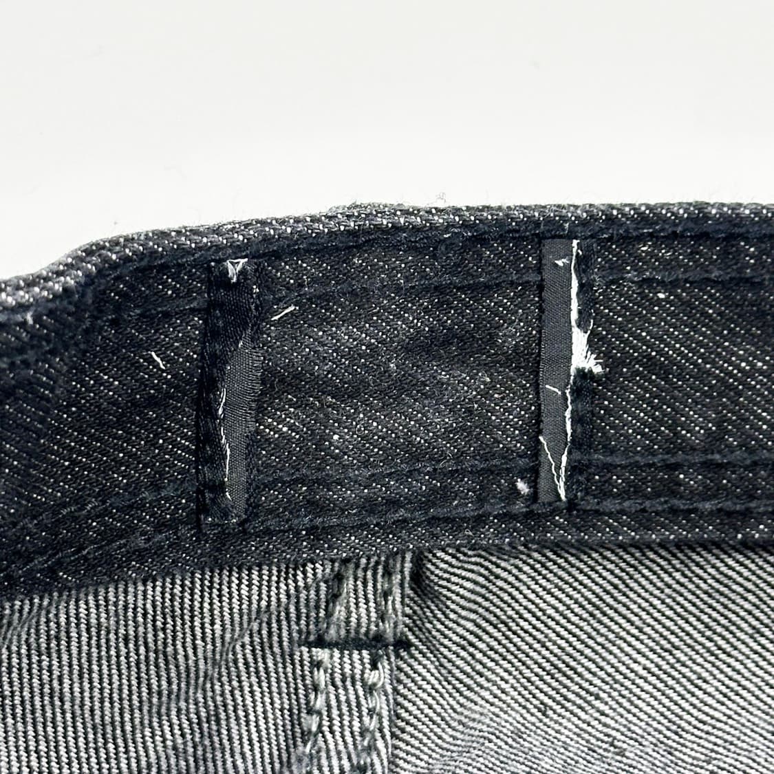 VTG 빈티지 흑청 워크 페인팅 데님 팬츠 (30인치) 상품이미지8