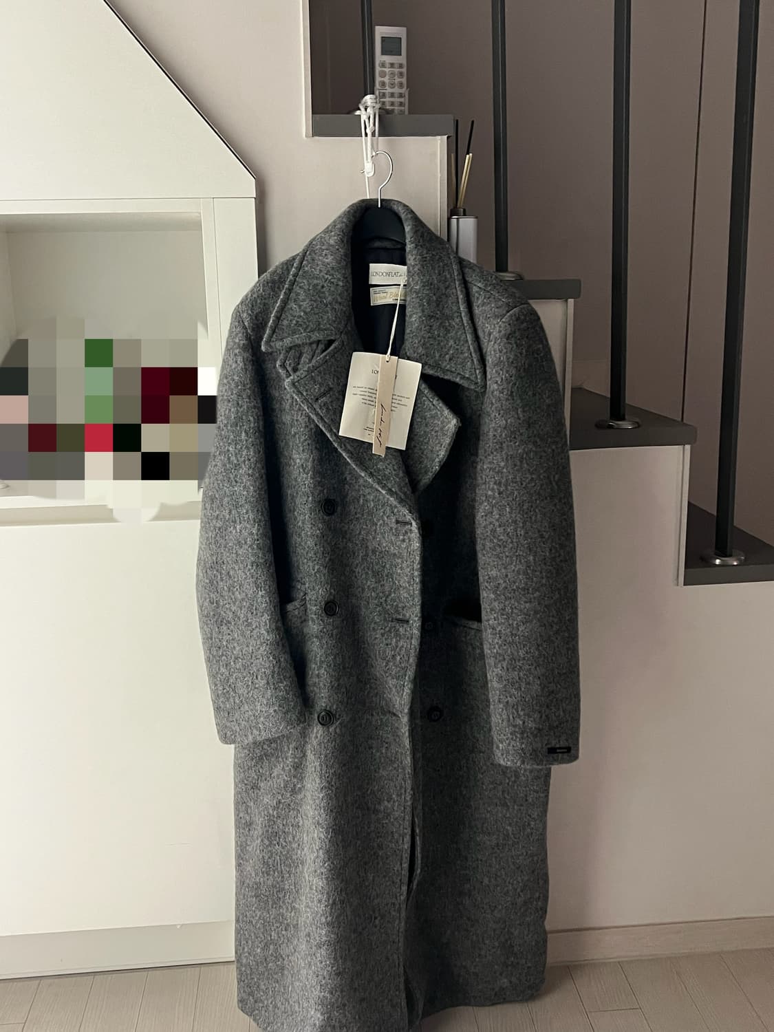 런던플랏 차콜색 코트 (새상품) 상품이미지6