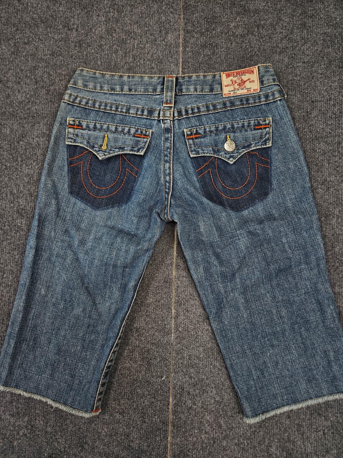 트루릴리젼 하프 데님 팬츠 급처 상품이미지3