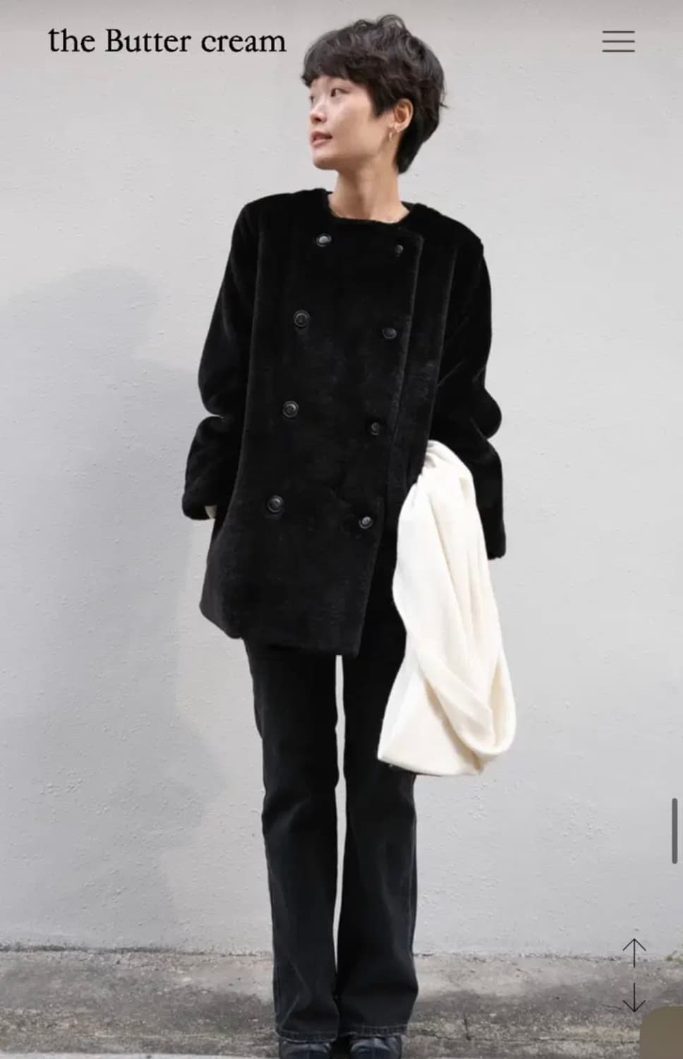 더버터크림 퍼자켓 (정가 204,000원) 상품이미지1