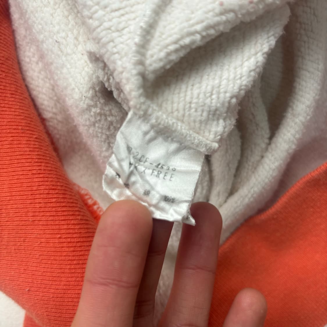 히스테릭 글래머 배색 빅 프린팅 후드티 OS 상품이미지8