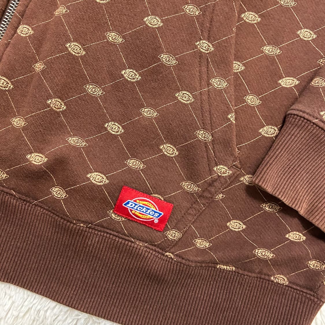 Dickies Pattern Quilted Hood Zip-up 상품이미지5