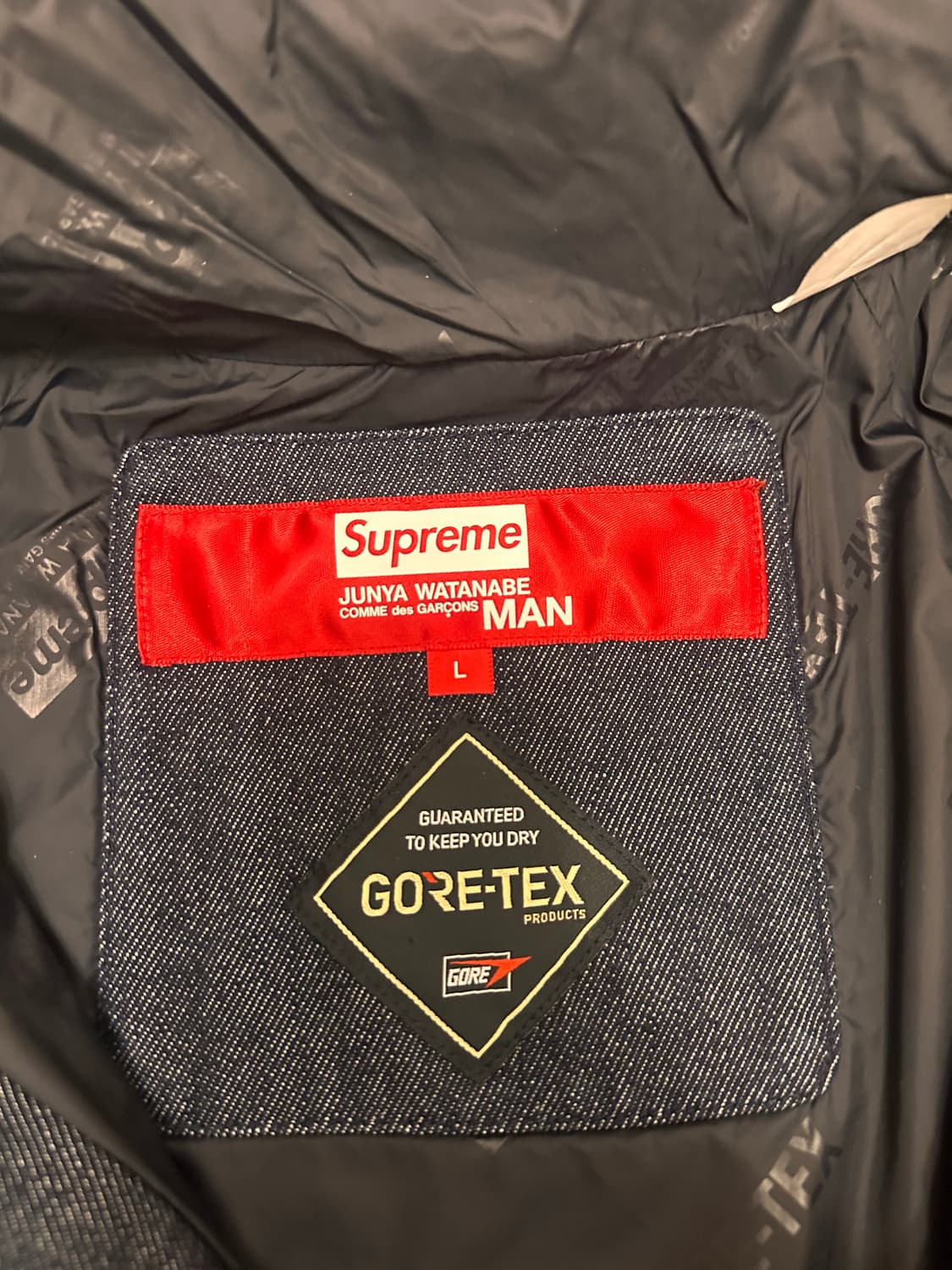 슈프림 준야와타나베 데님 고어텍스 자켓 상품이미지3