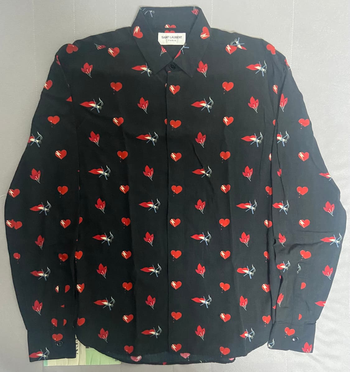 생로랑 하트스모크 노스모킹 셔츠 37 상품이미지2