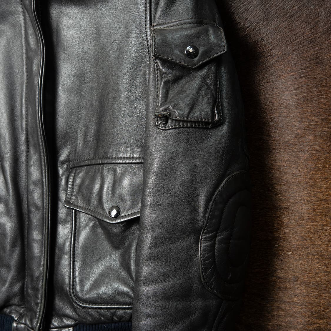 [93] 80s~ 할리데이비슨 by Hein Gericke 레더자켓  상품이미지5