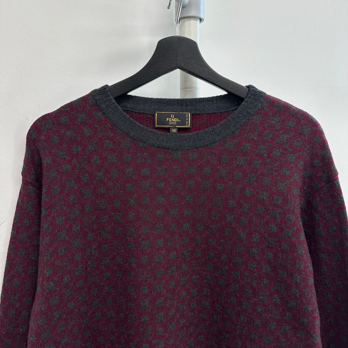 펜디 로고 패턴 디자인 메리노울 니트 상품이미지2